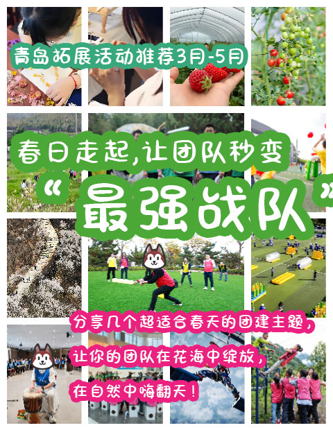 春日走起｜这些主题让你的团队秒变“最强战队”！